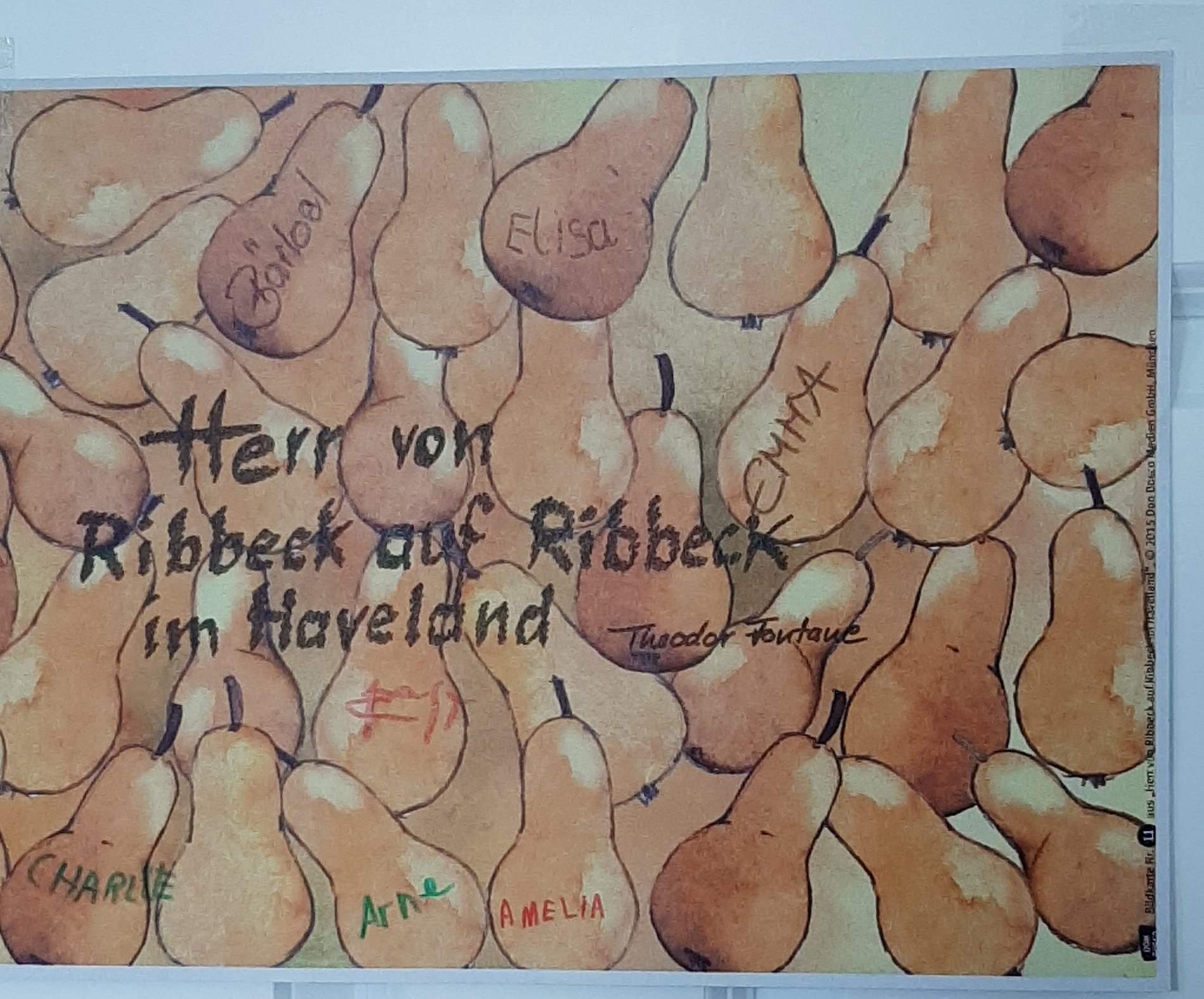 Birnenplakat